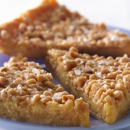 Vanilla-Malt-Toffee Triangles with Sea Salt